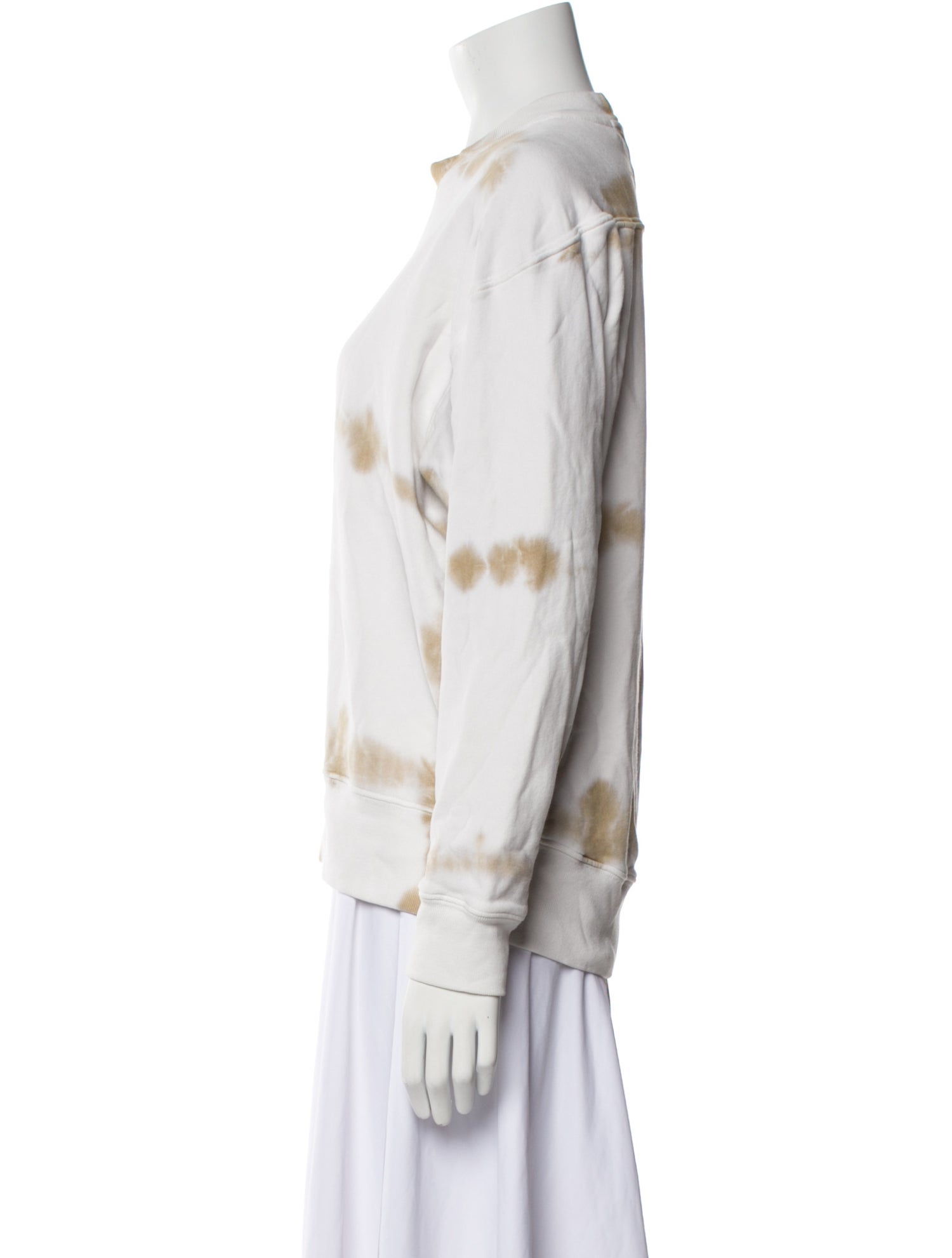 Proenza Schouler White Label Tie-Dye Print Crew Neck Sweatshirt