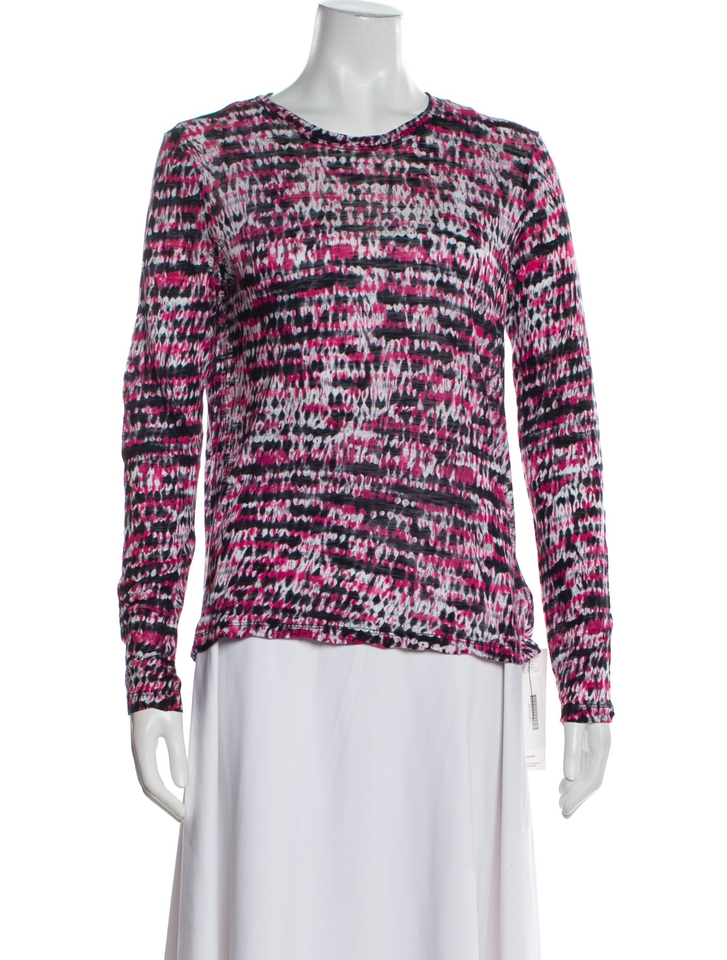 Proenza Schouler White Label Printed Crew Neck Sweatshirt