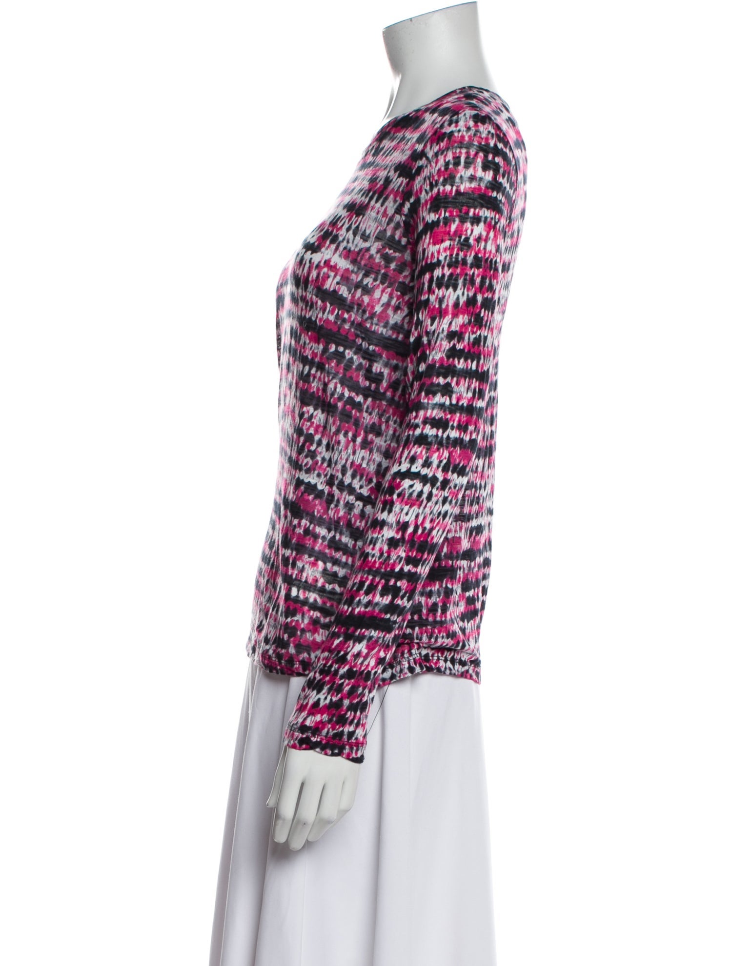 Proenza Schouler White Label Printed Crew Neck Sweatshirt