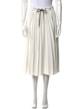 Proenza Schouler White Label Pleated Accents Knee-Length Skirt