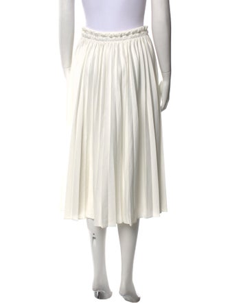 Proenza Schouler White Label Pleated Accents Knee-Length Skirt