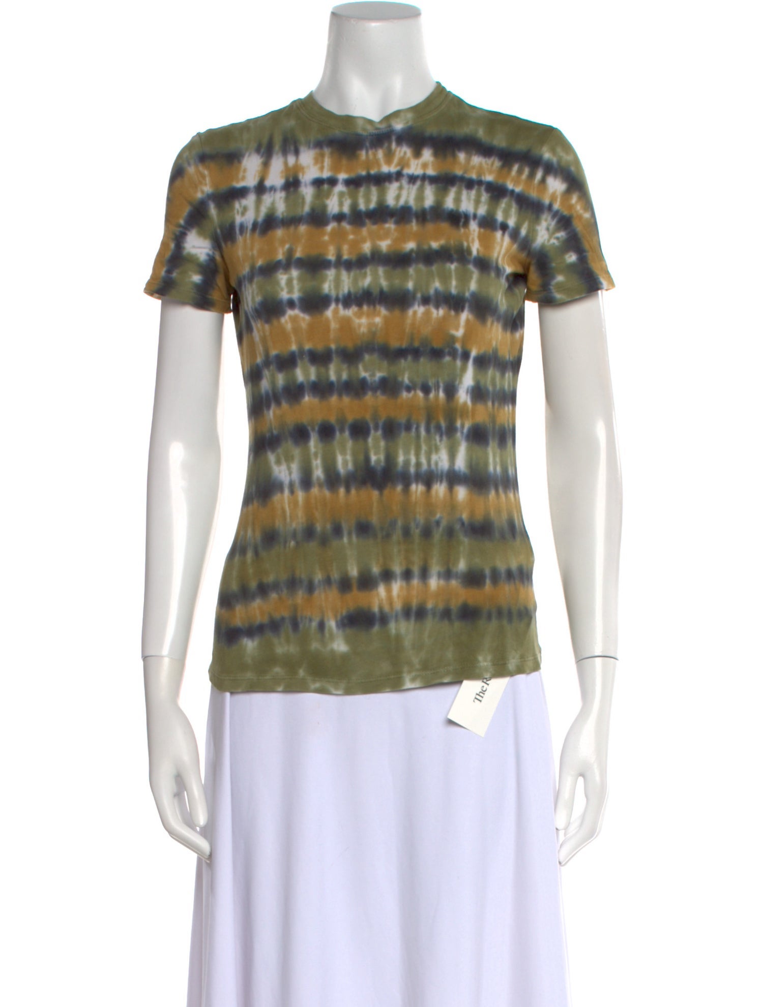 Proenza Schouler White Label Tie-Dye Print Crew Neck T-Shirt
