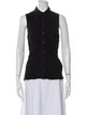 Proenza Schouler White Label Sleeveless Button-Up Top