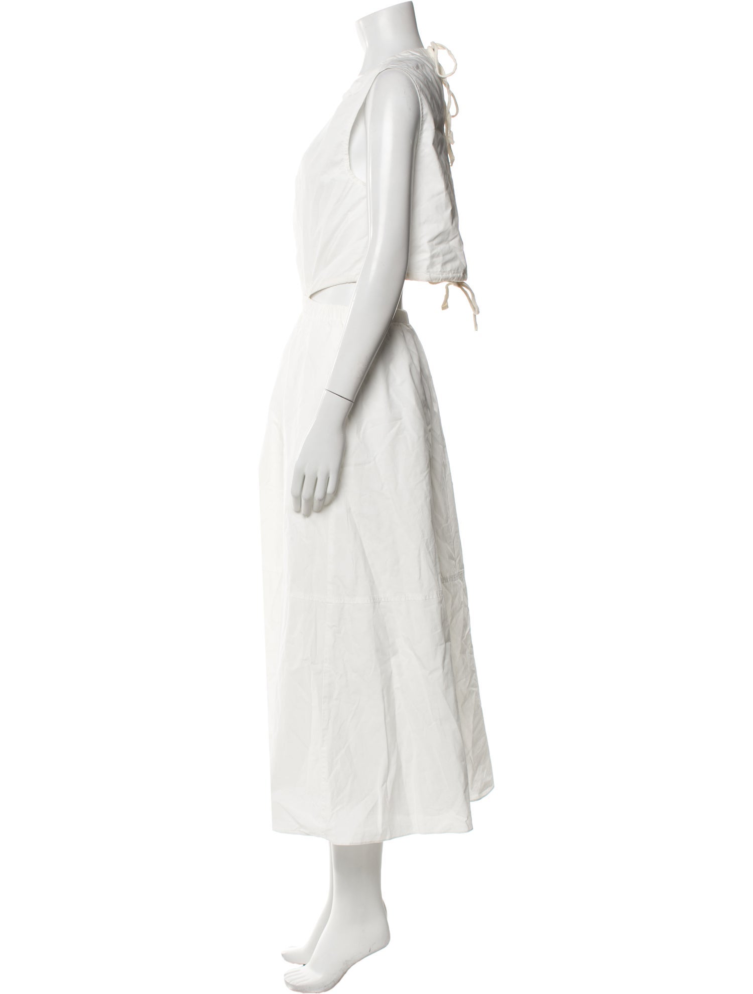 Proenza Schouler White Label Crew Neck Long Dress
