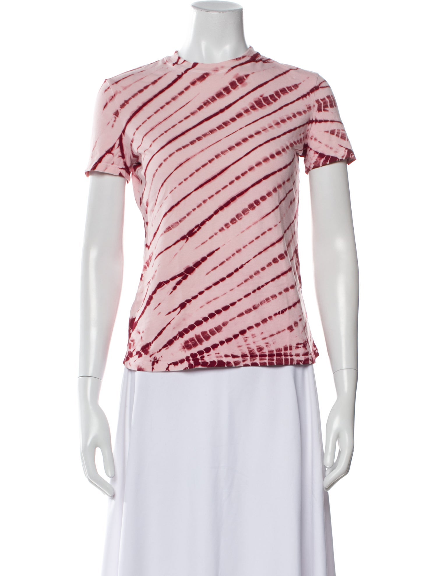 Proenza Schouler White Label Striped Crew Neck T-Shirt