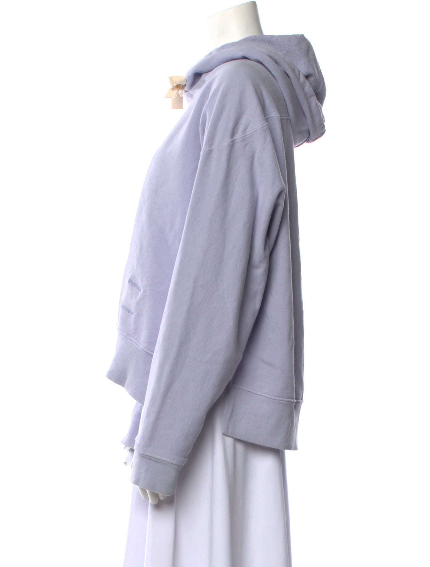 Proenza Schouler White Label V-Neck Long Sleeve Sweatshirt