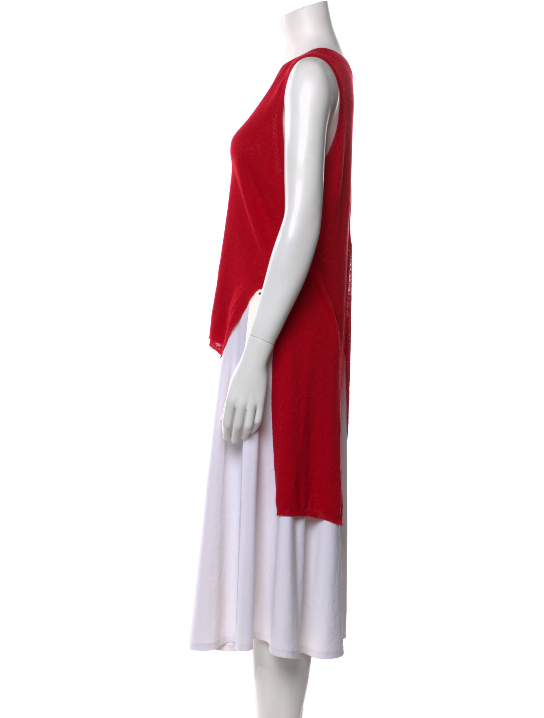 Proenza Schouler White Label Linen V-Neck Sweater