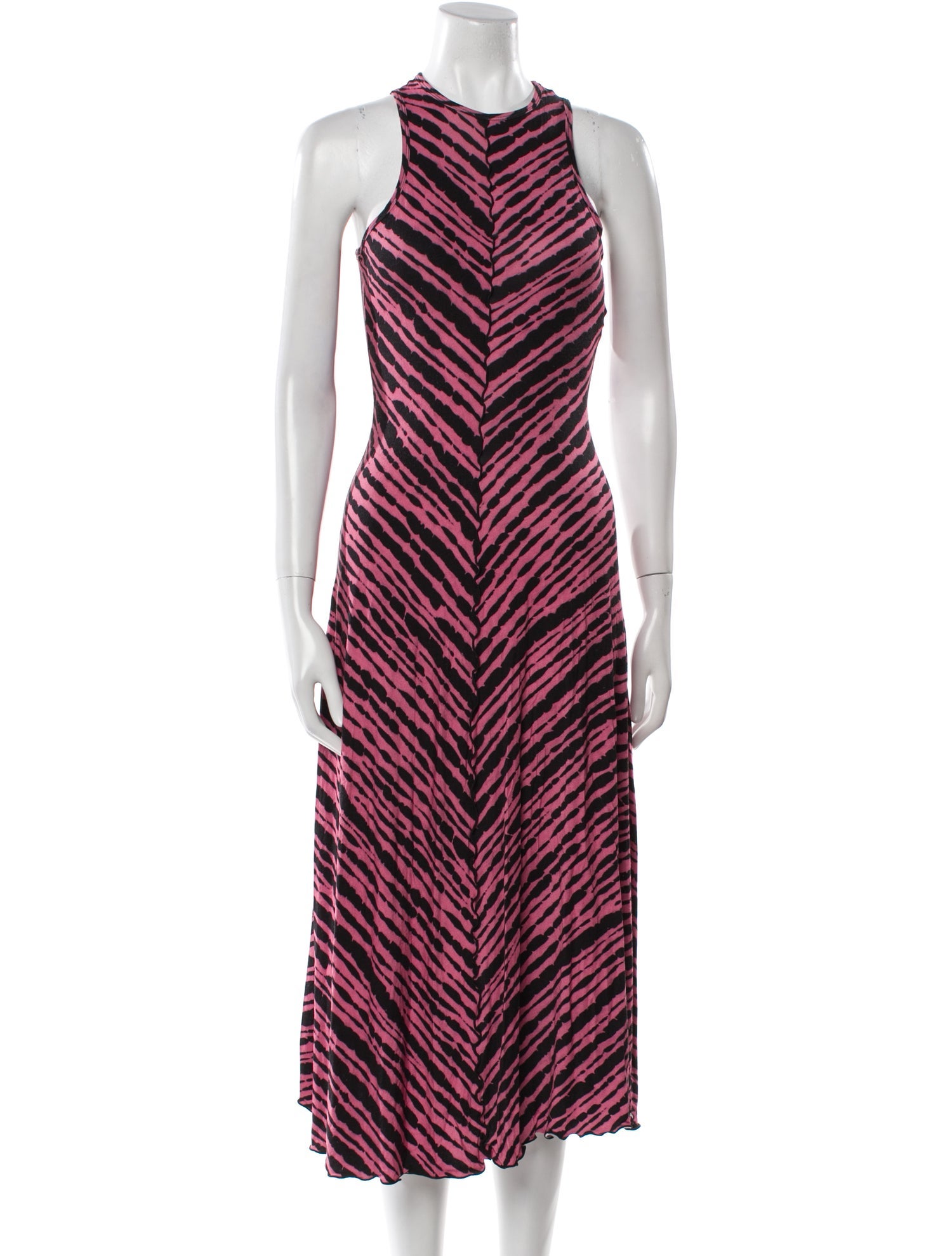 Proenza Schouler White Label Striped Long Dress