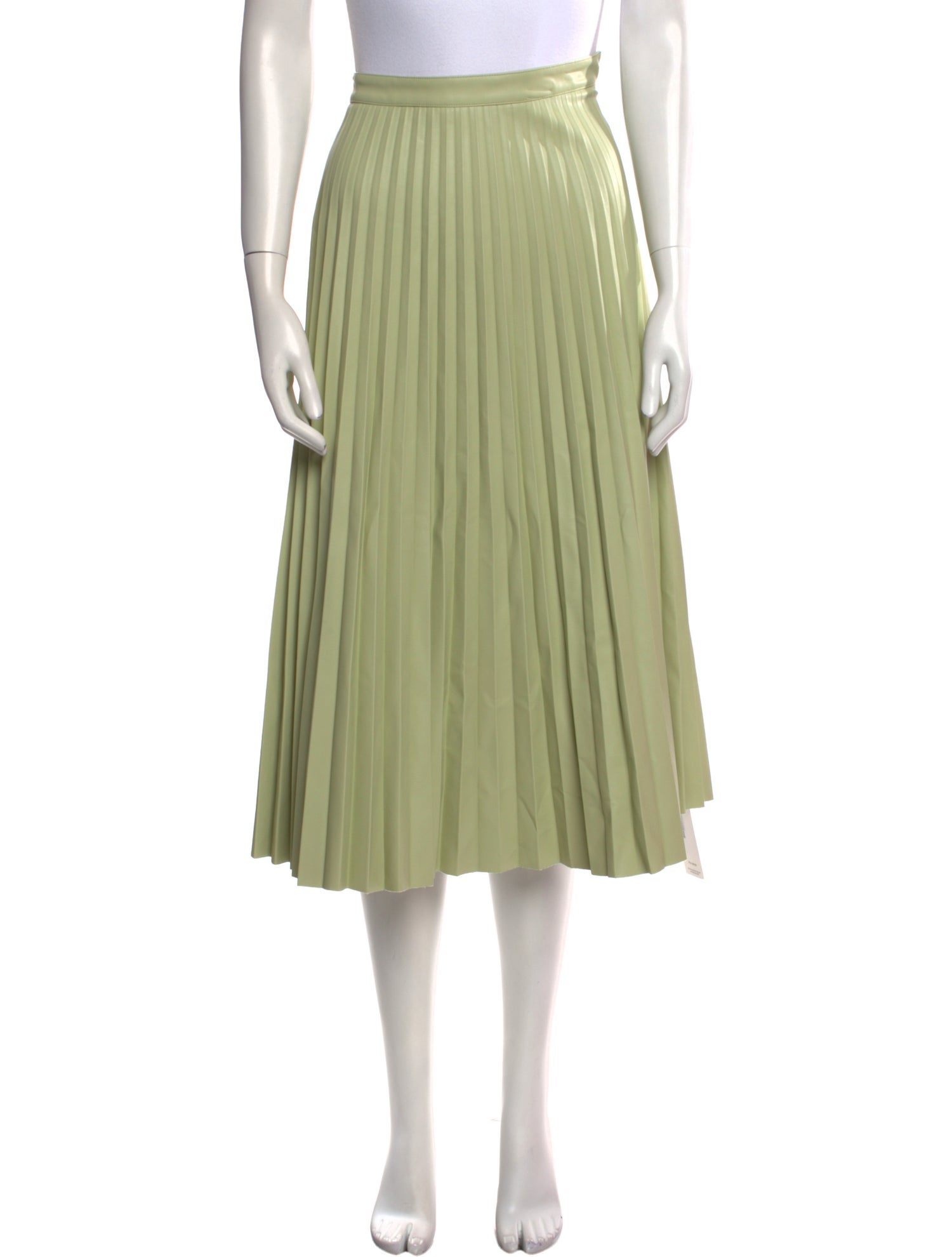 Proenza Schouler White Label Faux Leather Midi Length Skirt