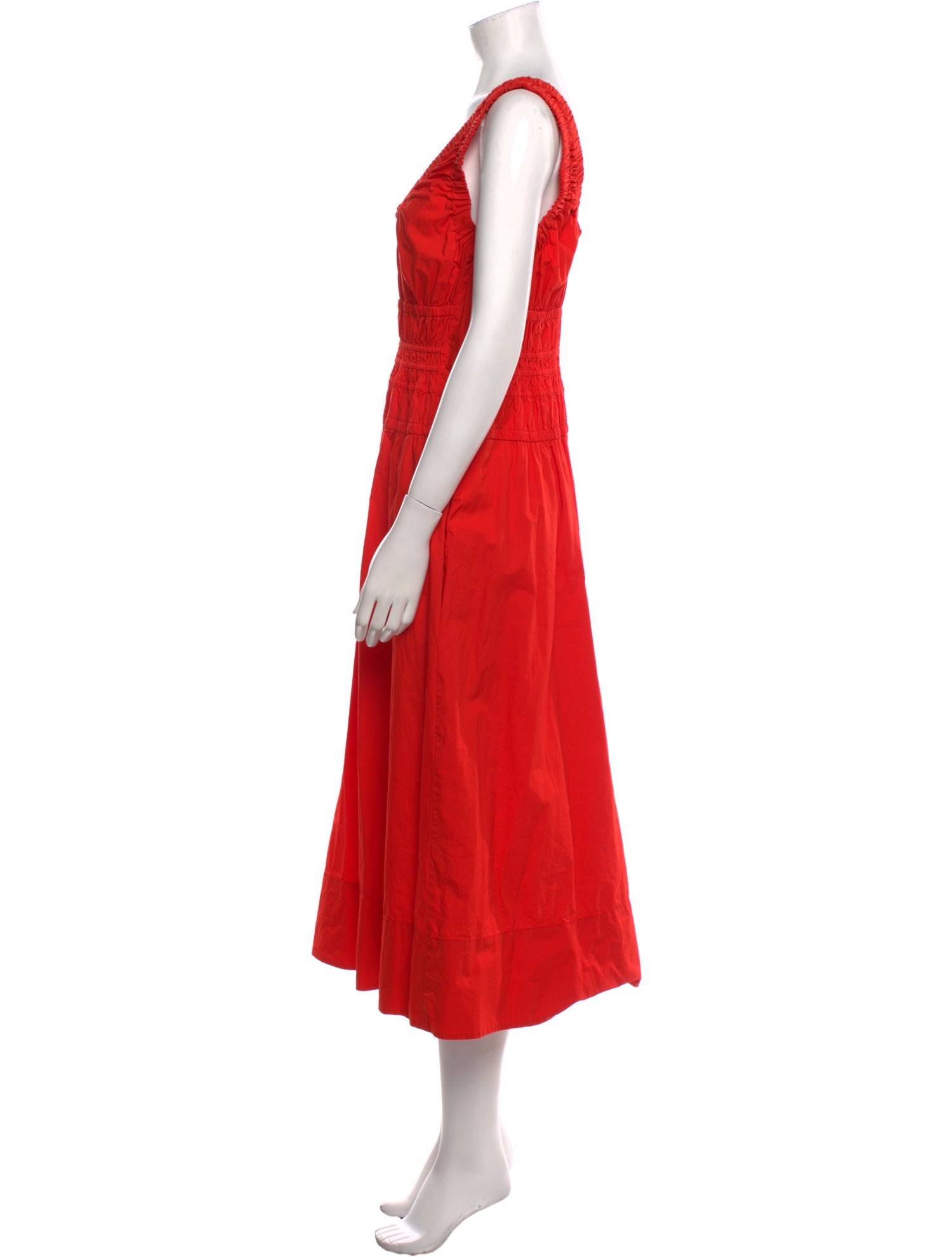 Proenza Schouler White Label Scoop Neck Long Dress