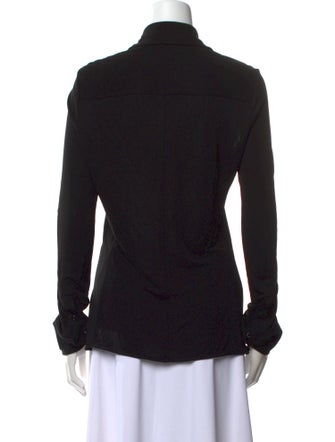 Proenza Schouler White Label Long Sleeve Button-Up Top