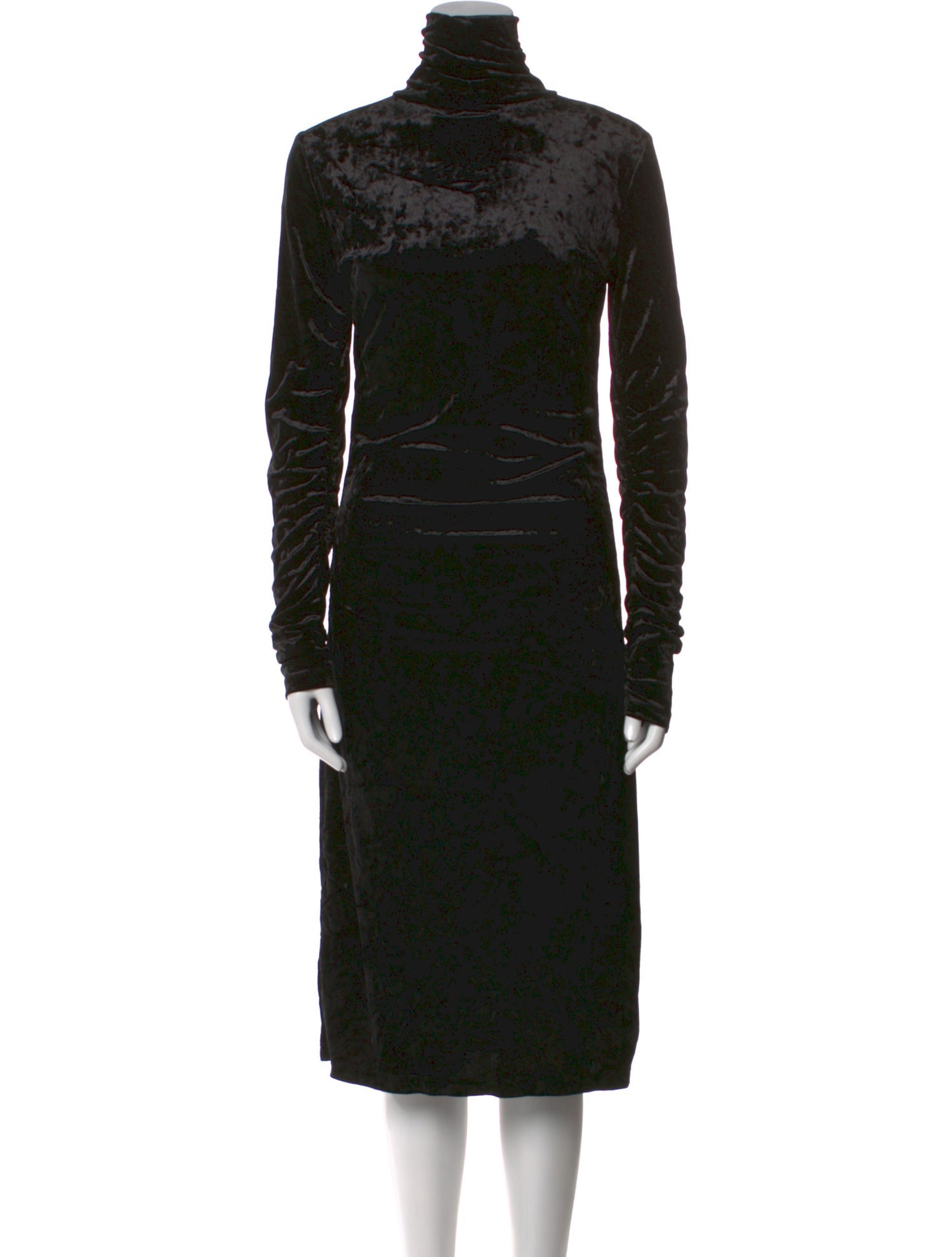 Proenza Schouler White Label Turtleneck Midi Length Dress