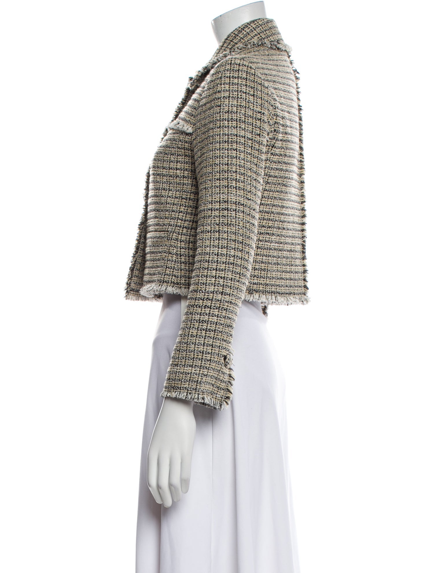 Proenza Schouler White Label Tweed Pattern Evening Jacket