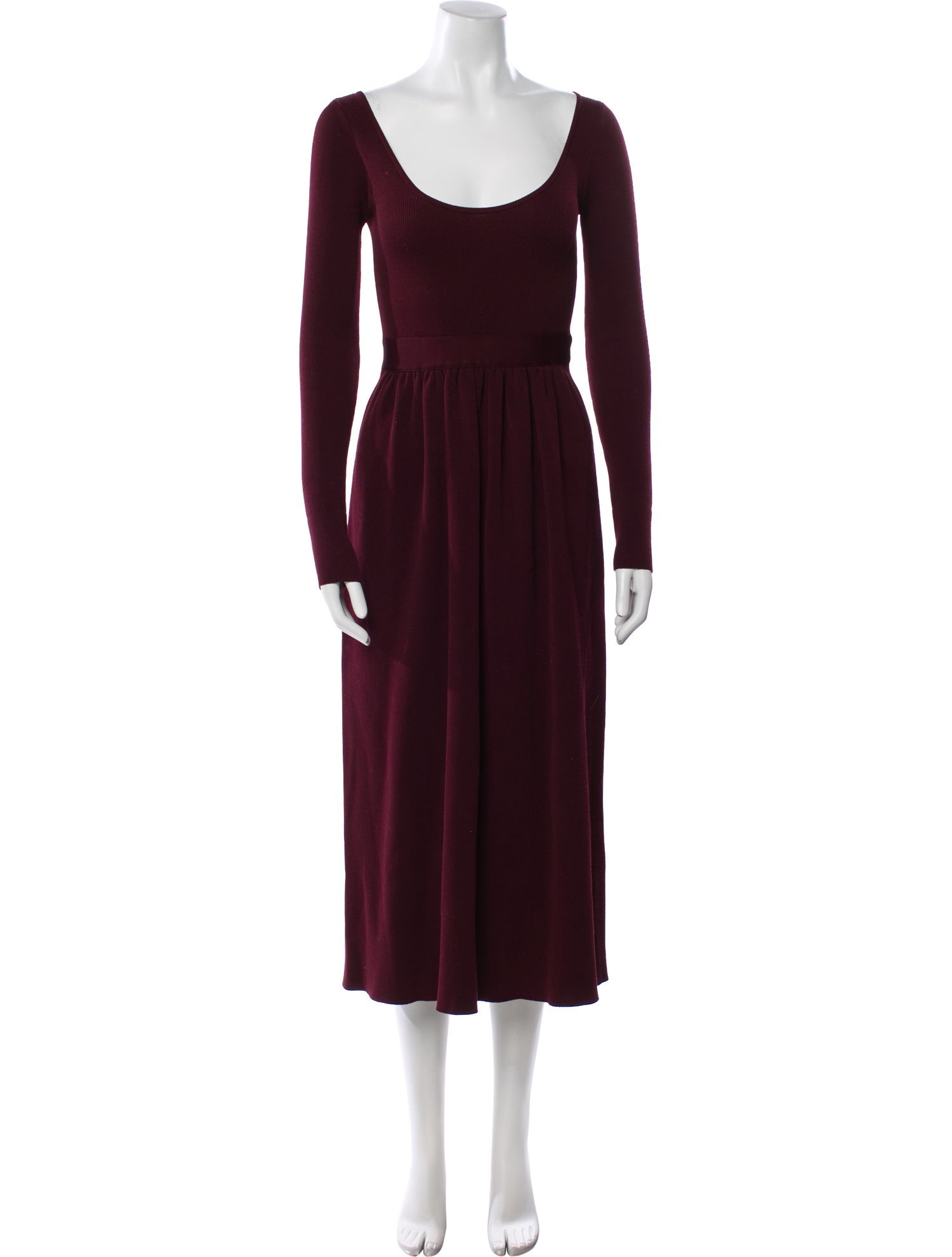 Proenza Schouler White Label Scoop Neck Long Dress