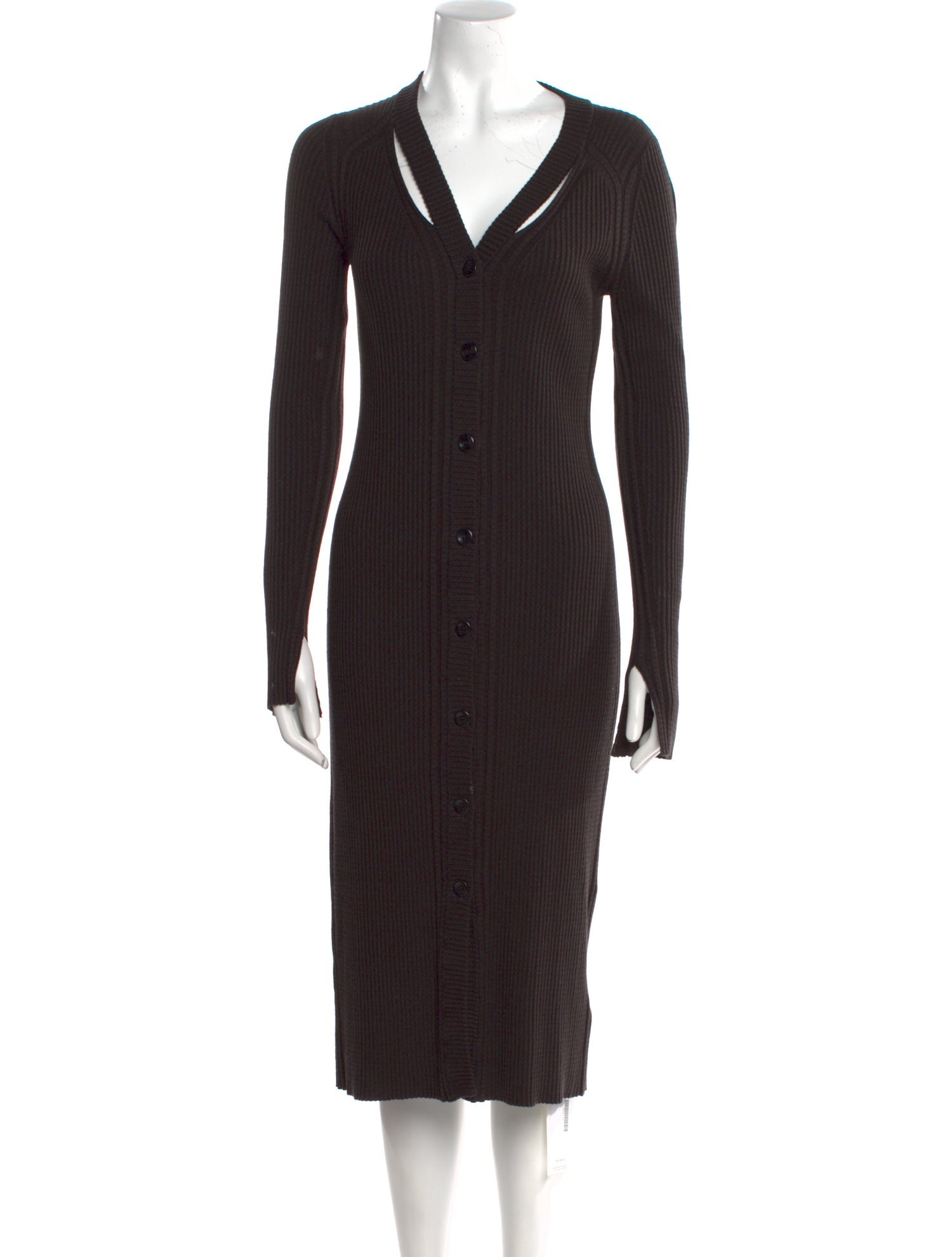 Proenza Schouler White Label Silk Midi Length Dress