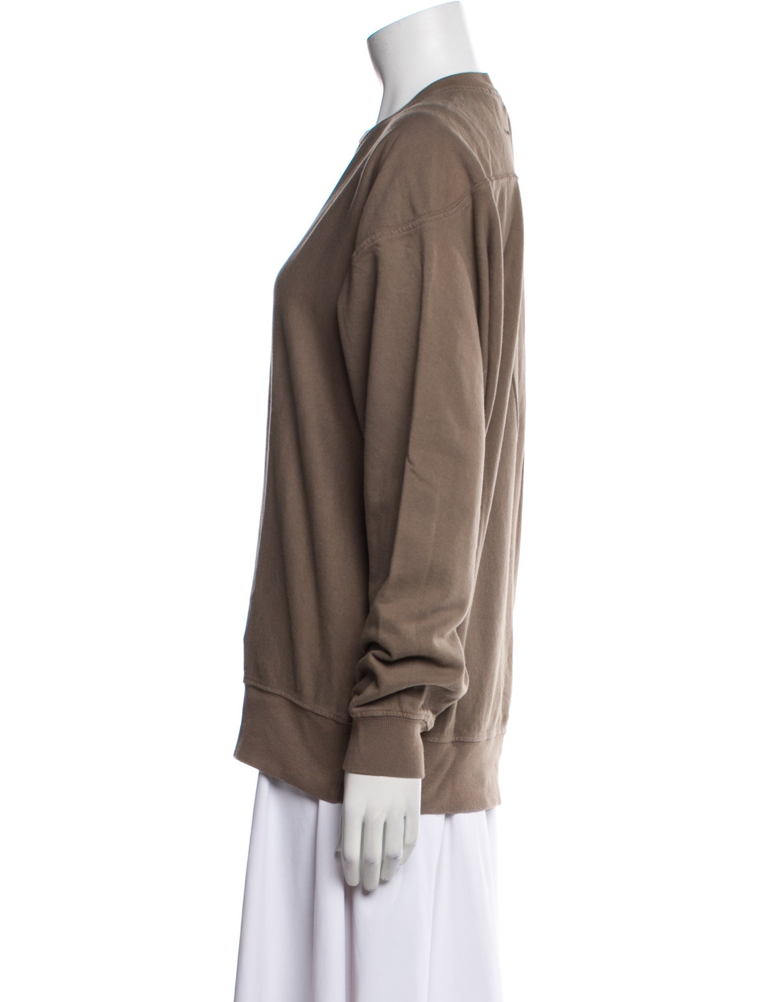 Proenza Schouler White Label Crew Neck Long Sleeve Sweatshirt
