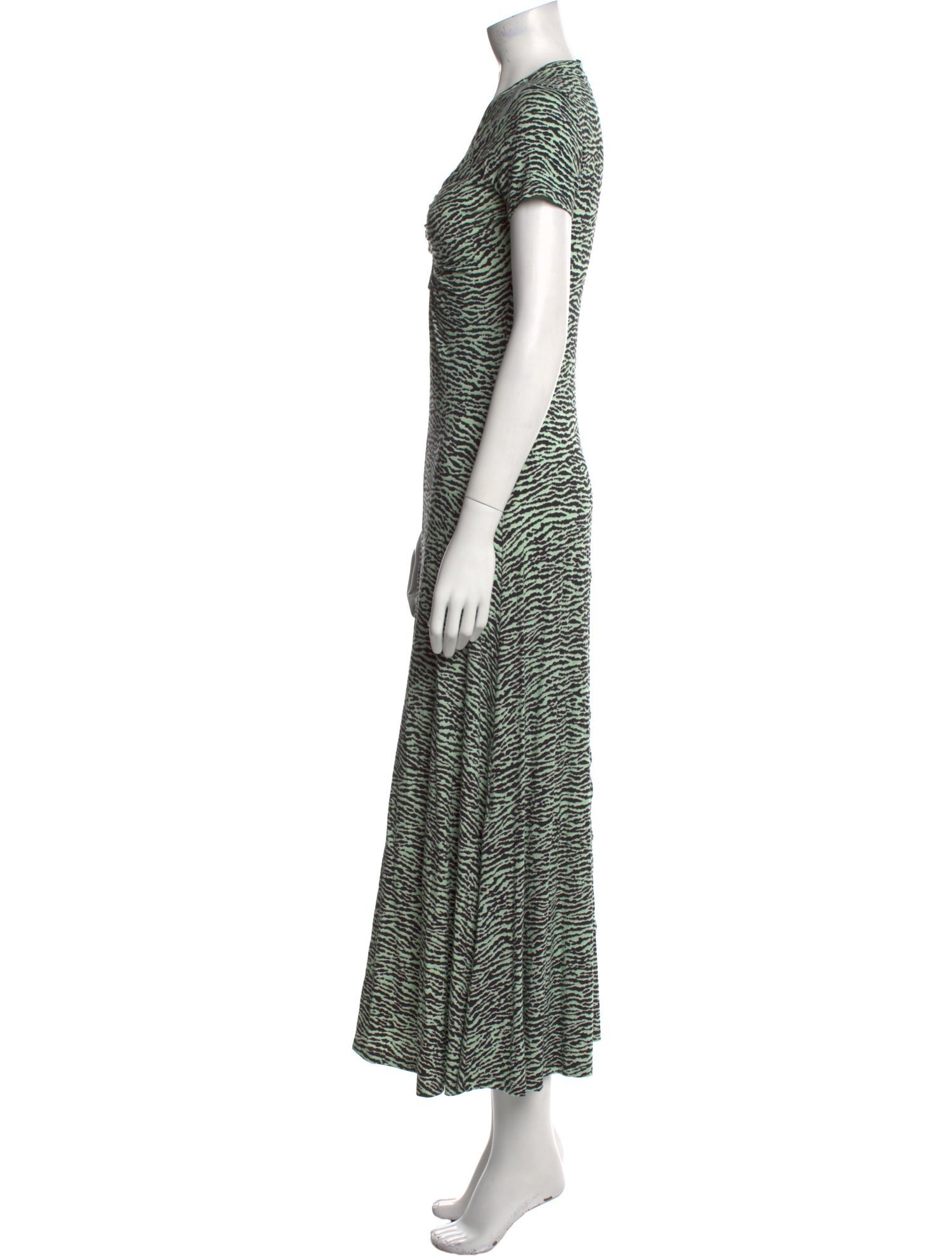 Proenza Schouler White Label Striped Long Dress