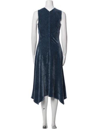 Proenza Schouler White Label V-Neck Midi Length Dress