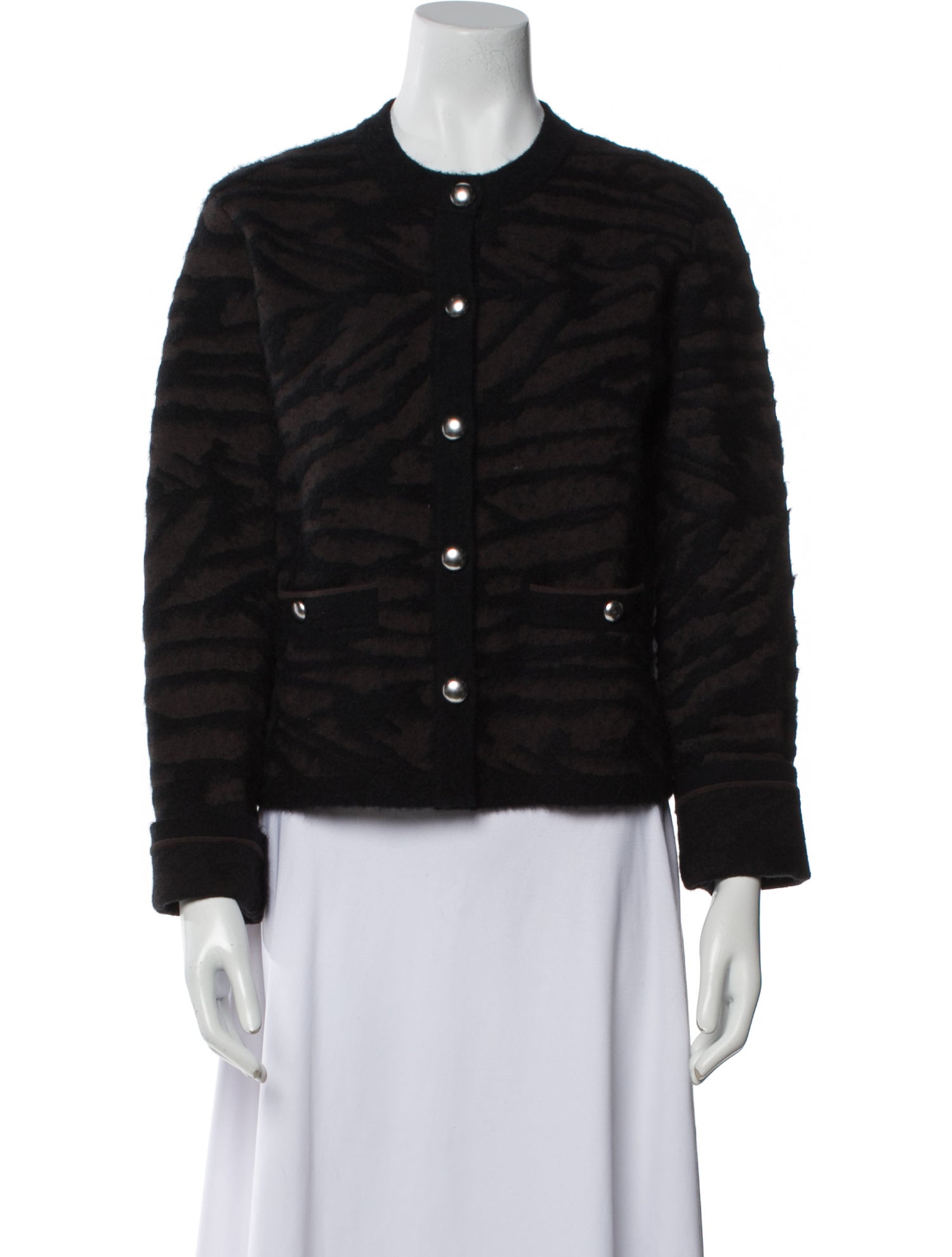 Proenza Schouler White Label Striped Evening Jacket