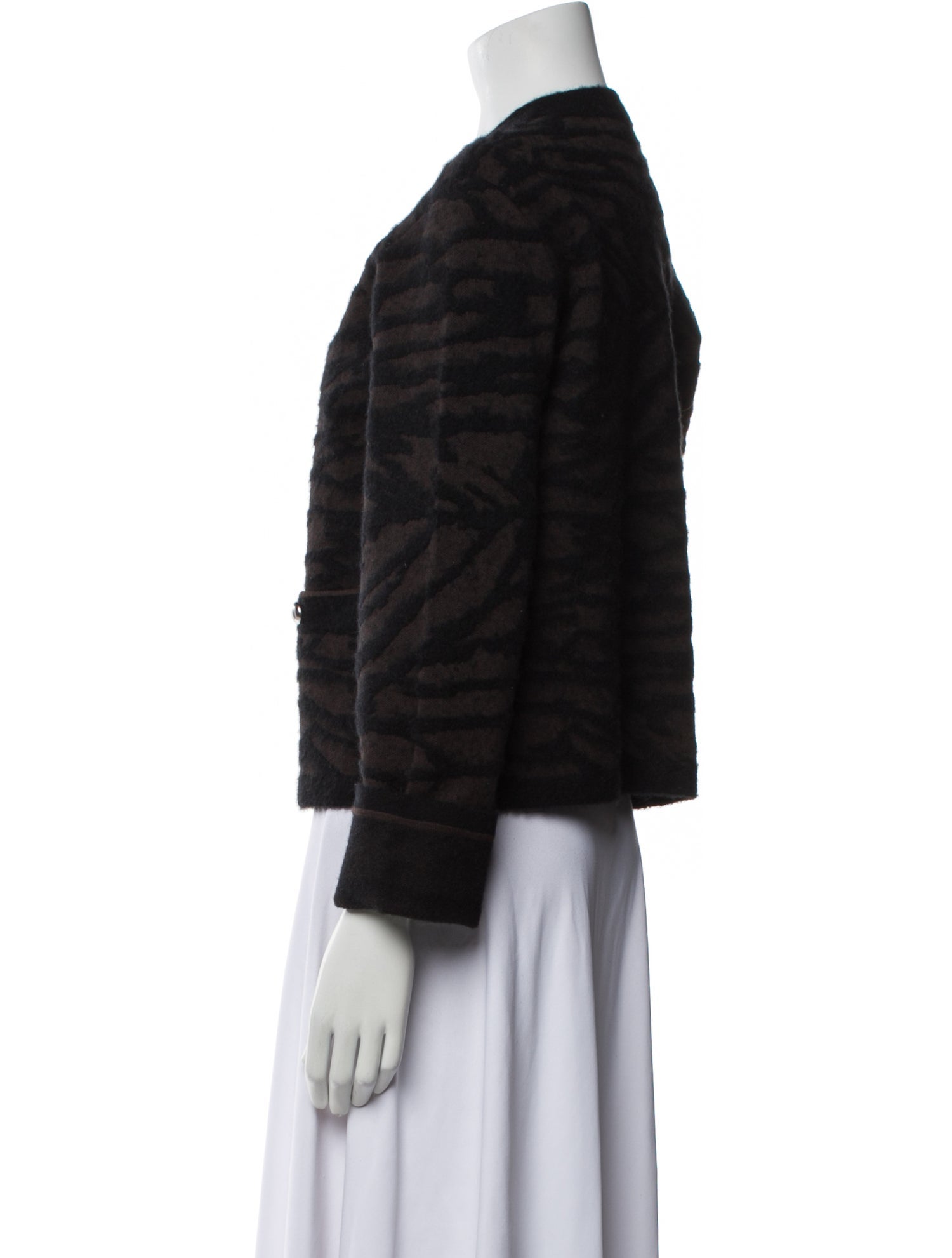 Proenza Schouler White Label Striped Evening Jacket