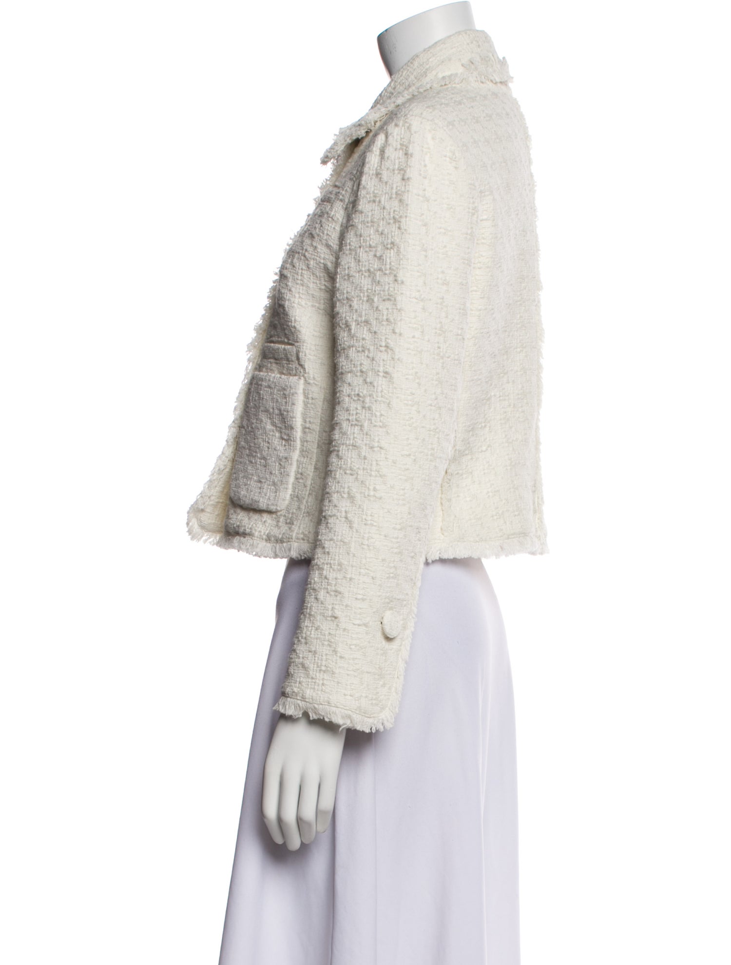 Proenza Schouler White Label Tweed Pattern Evening Jacket