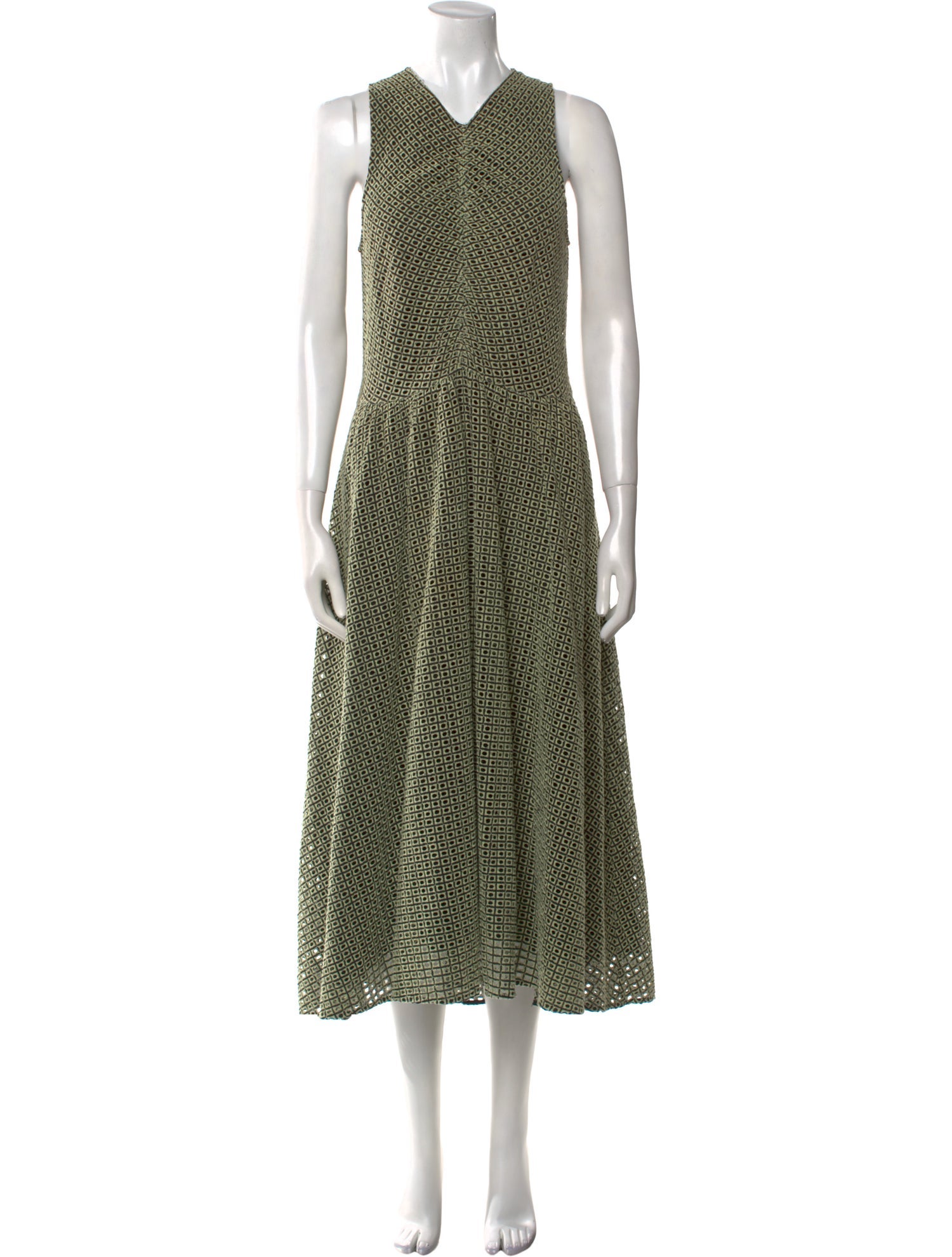 Proenza Schouler White Label Printed Long Dress