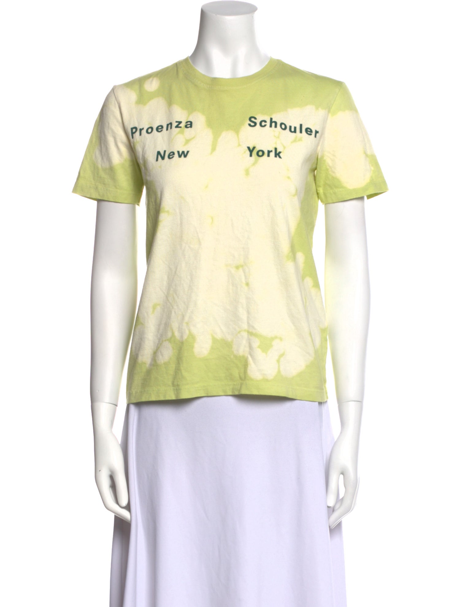 Proenza Schouler White Label Graphic Print Crew Neck T-Shirt