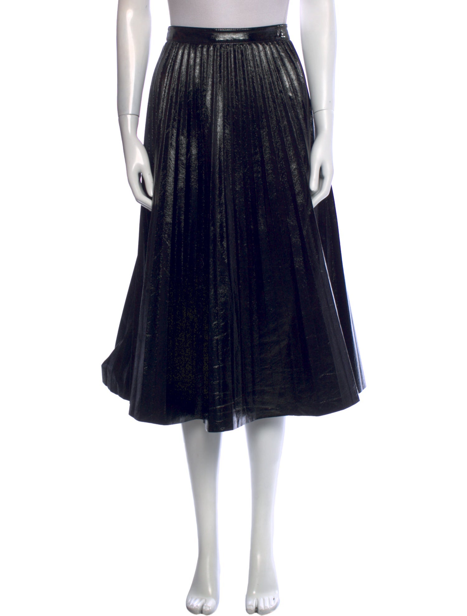 Proenza Schouler White Label Pleated Accents Midi Length Skirt