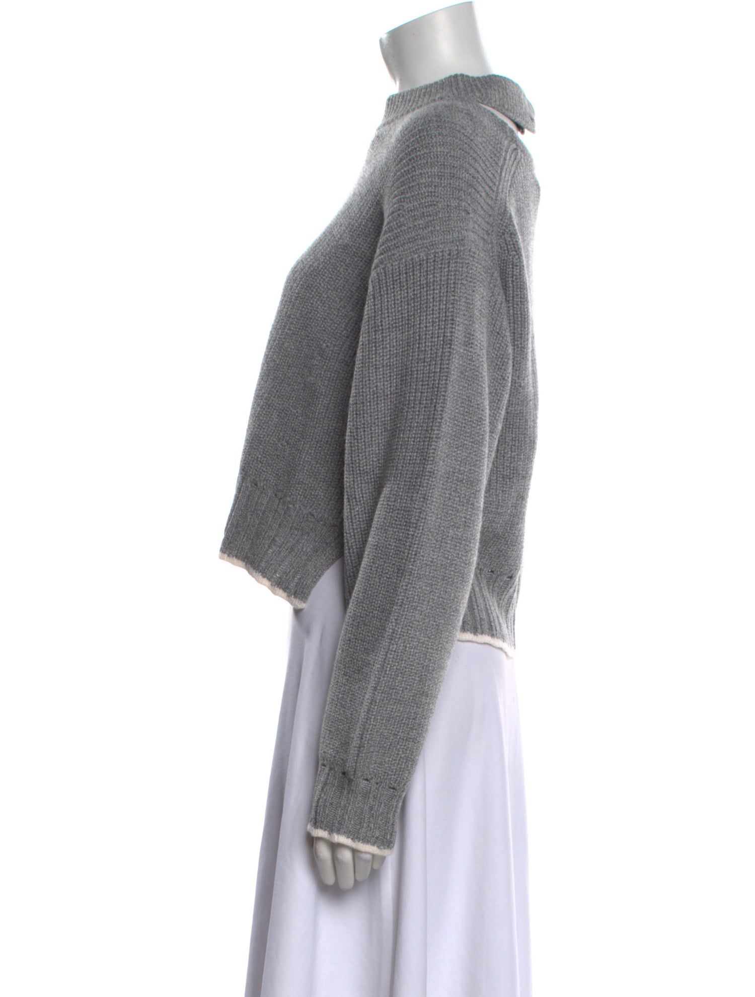 Proenza Schouler White Label Wool Mock Neck Sweater w/ Tags