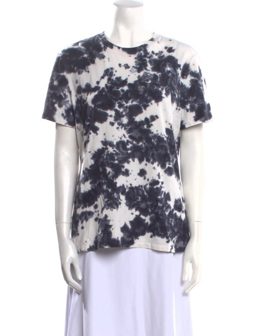 Proenza Schouler White Label Tie-Dye Print Crew Neck T-Shirt
