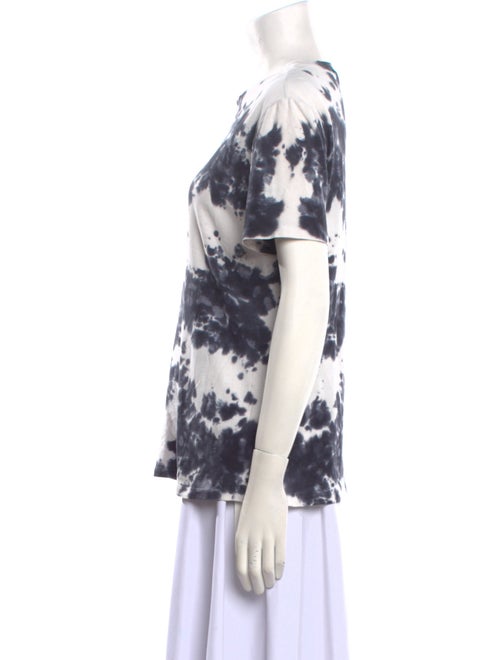 Proenza Schouler White Label Tie-Dye Print Crew Neck T-Shirt