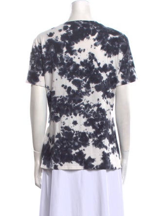 Proenza Schouler White Label Tie-Dye Print Crew Neck T-Shirt
