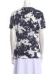 Proenza Schouler White Label Tie-Dye Print Crew Neck T-Shirt