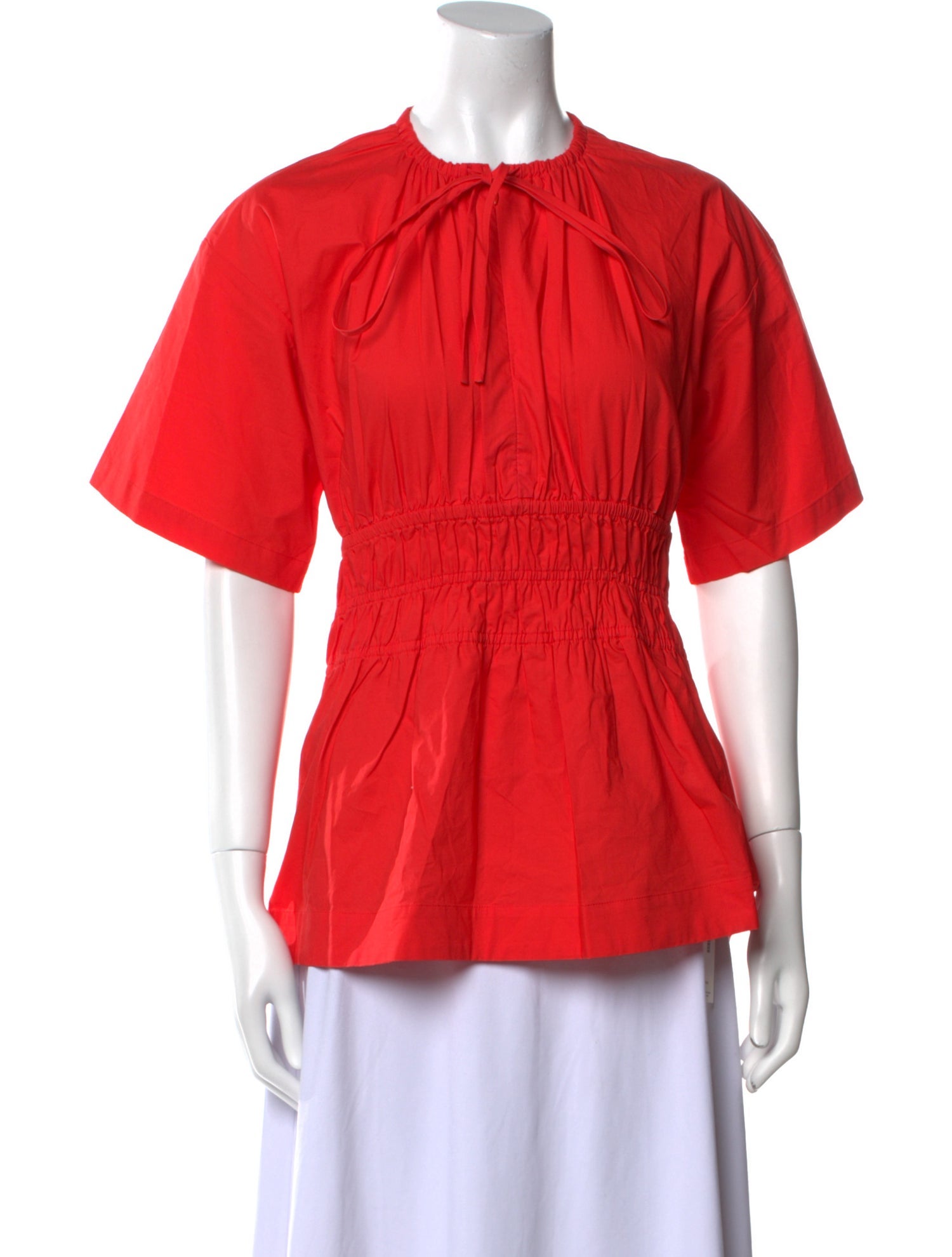 Proenza Schouler White Label Crew Neck Short Sleeve Blouse w/ Tags