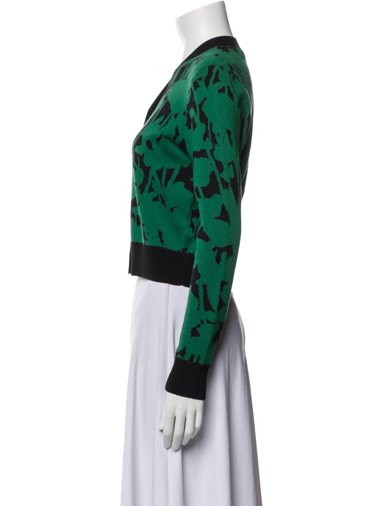 Proenza Schouler White Label Silk Printed Sweater