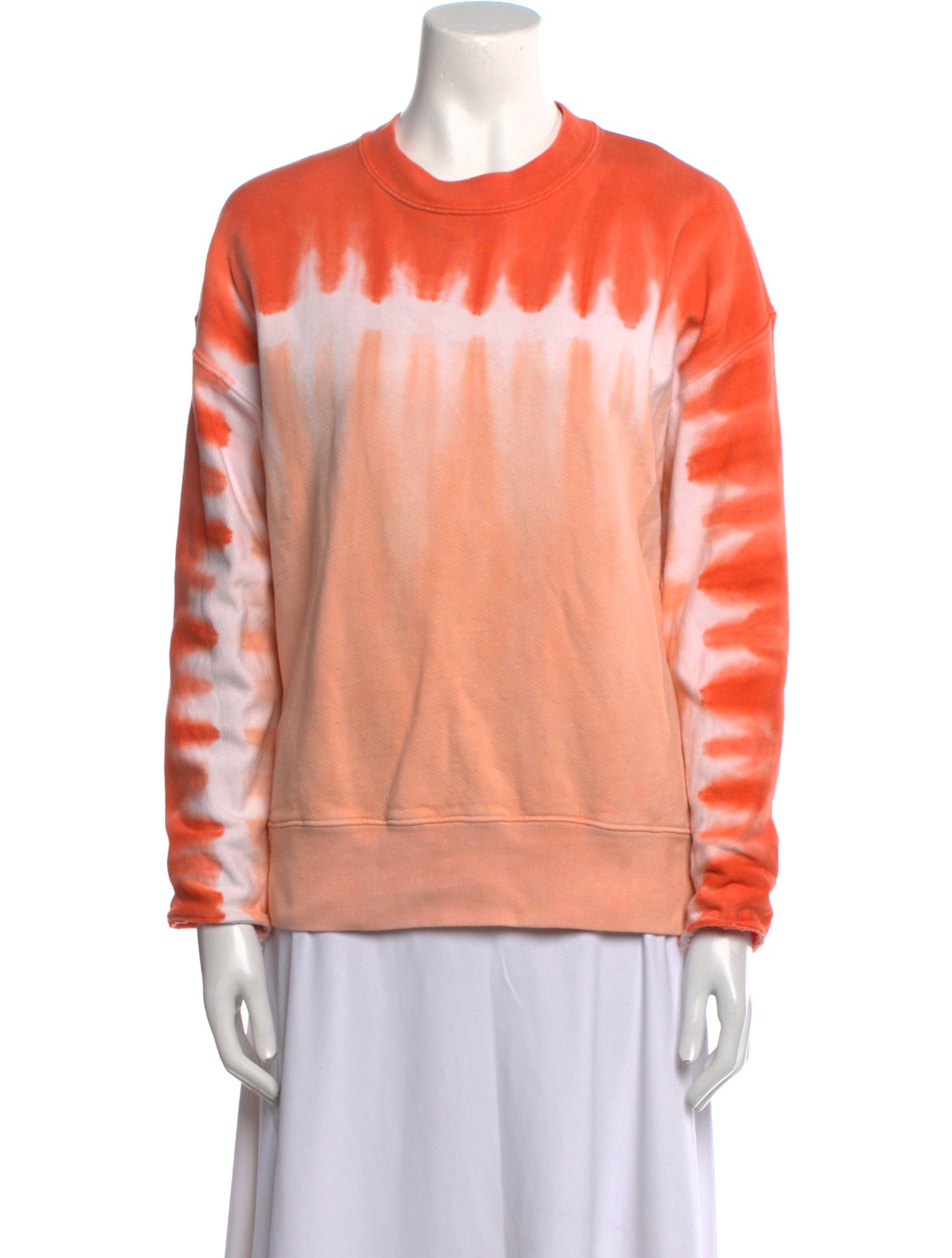 Proenza Schouler White Label Tie-Dye Print Crew Neck Sweatshirt