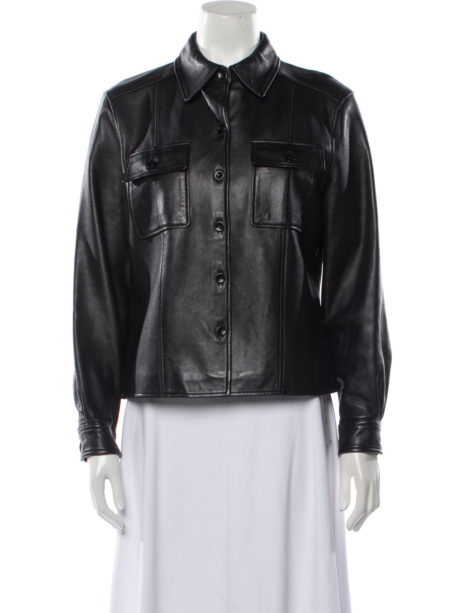 Proenza Schouler White Label Faux Leather Biker Jacket