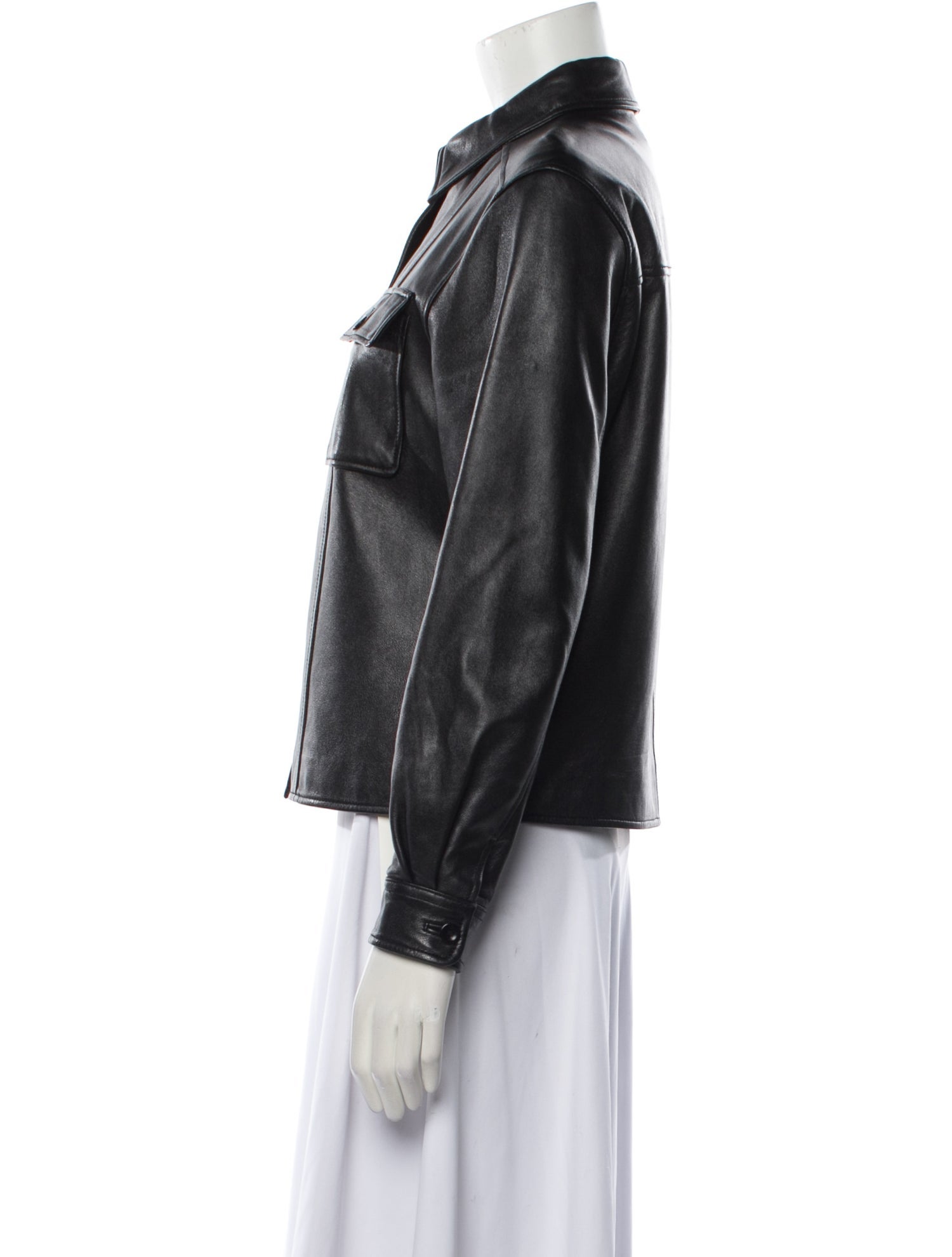 Proenza Schouler White Label Faux Leather Biker Jacket