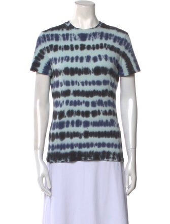 Proenza Schouler White Label Tie-Dye Print Crew Neck T-Shirt
