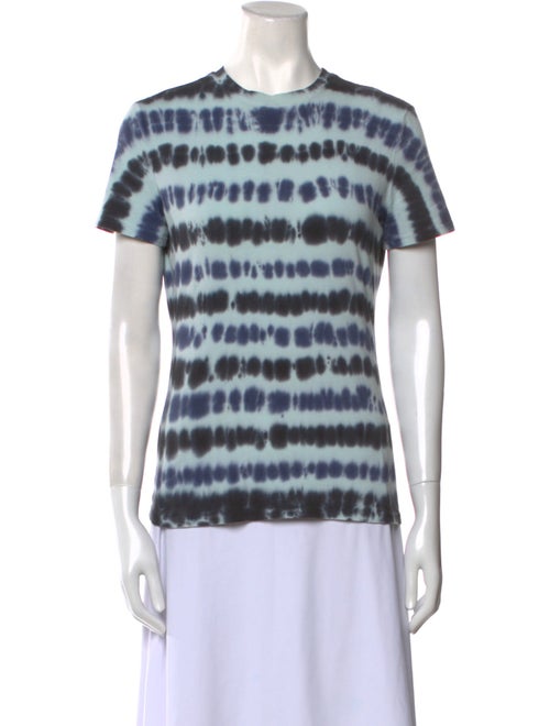 Proenza Schouler White Label Tie-Dye Print Crew Neck T-Shirt