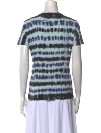 Proenza Schouler White Label Tie-Dye Print Crew Neck T-Shirt