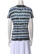 Proenza Schouler White Label Tie-Dye Print Crew Neck T-Shirt