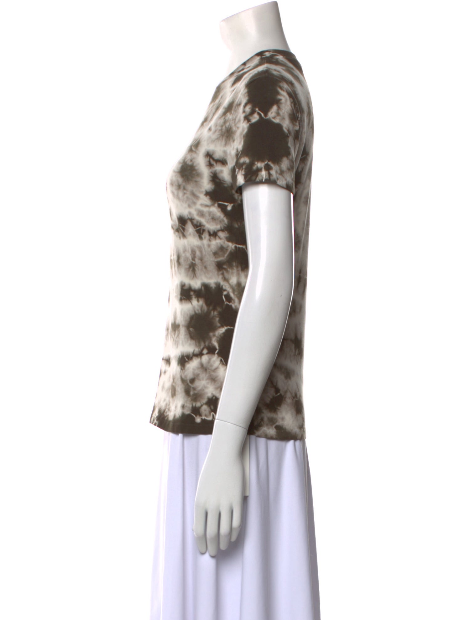 Proenza Schouler White Label Tie-Dye Print Crew Neck T-Shirt