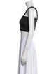 Proenza Schouler White Label Square Neckline Sleeveless Crop Top