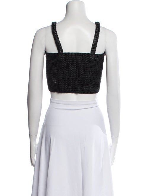 Proenza Schouler White Label Square Neckline Sleeveless Crop Top