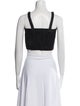 Proenza Schouler White Label Square Neckline Sleeveless Crop Top