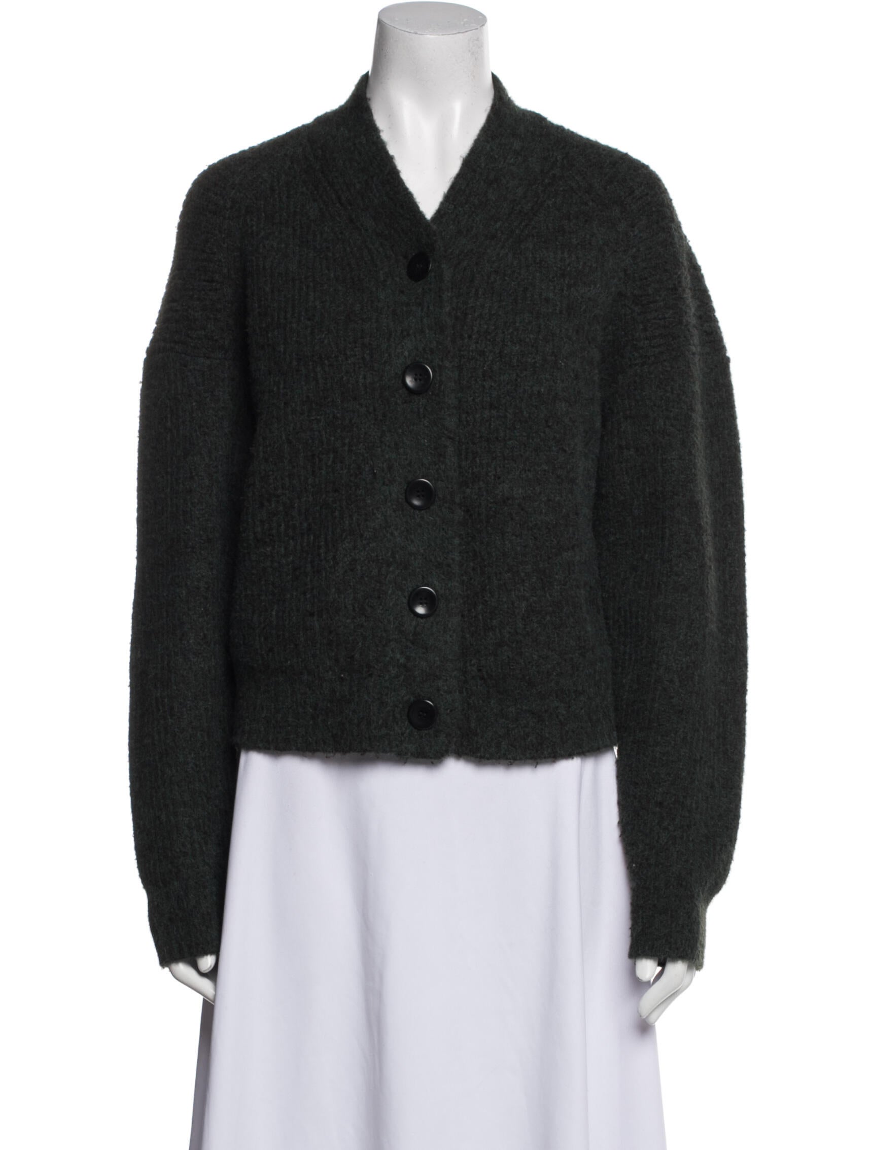 Proenza Schouler White Label White Label Fluffy Knit V-Neck Sweater