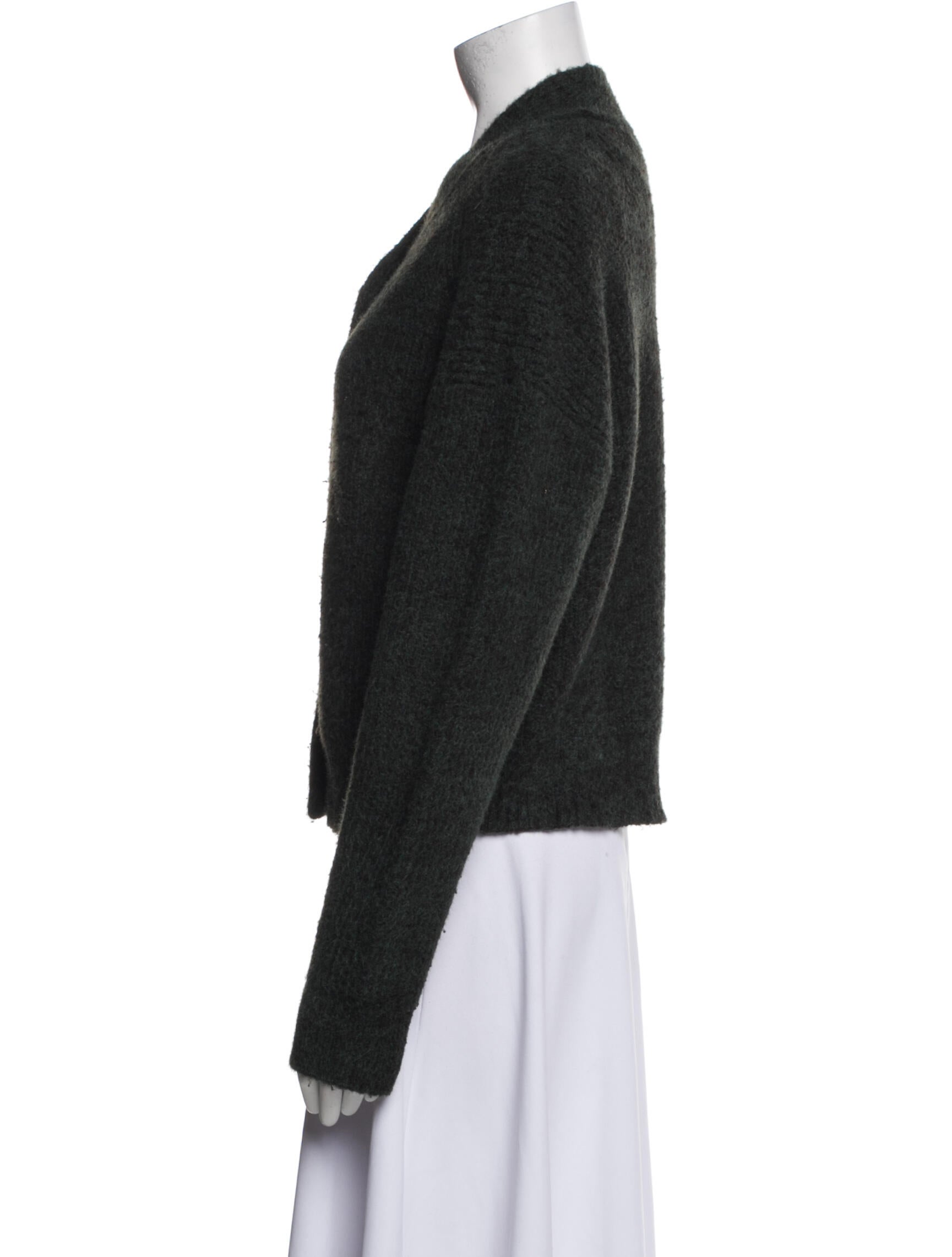 Proenza Schouler White Label White Label Fluffy Knit V-Neck Sweater