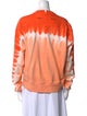 Proenza Schouler White Label Tie-Dye Print Crew Neck Sweatshirt