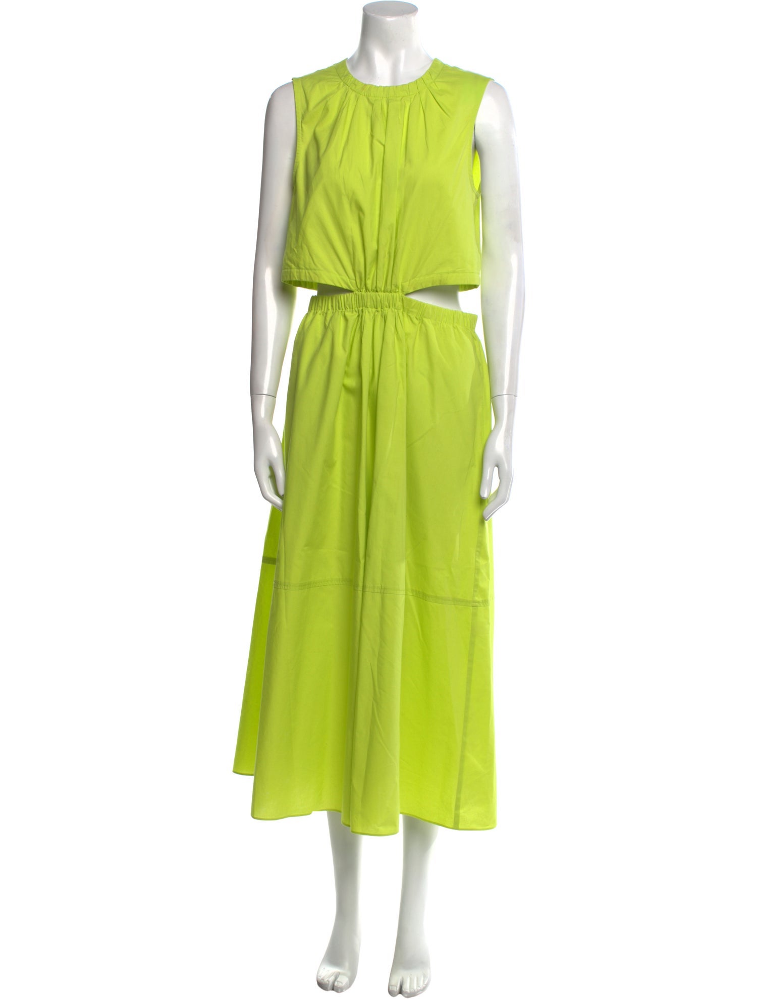 Proenza Schouler White Label Crew Neck Long Dress